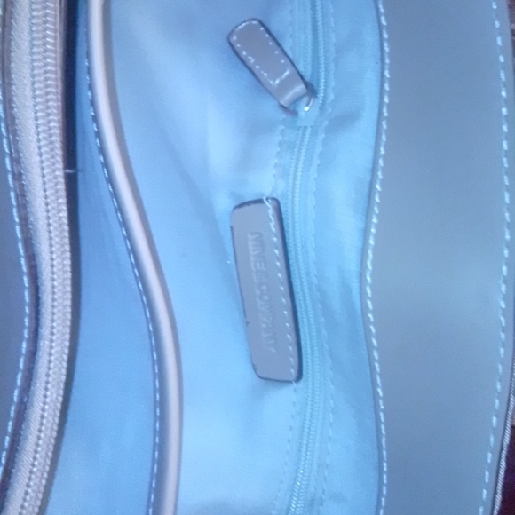 Leather Handbag Nine West mixed canvas and leather - Picture 4 of 8